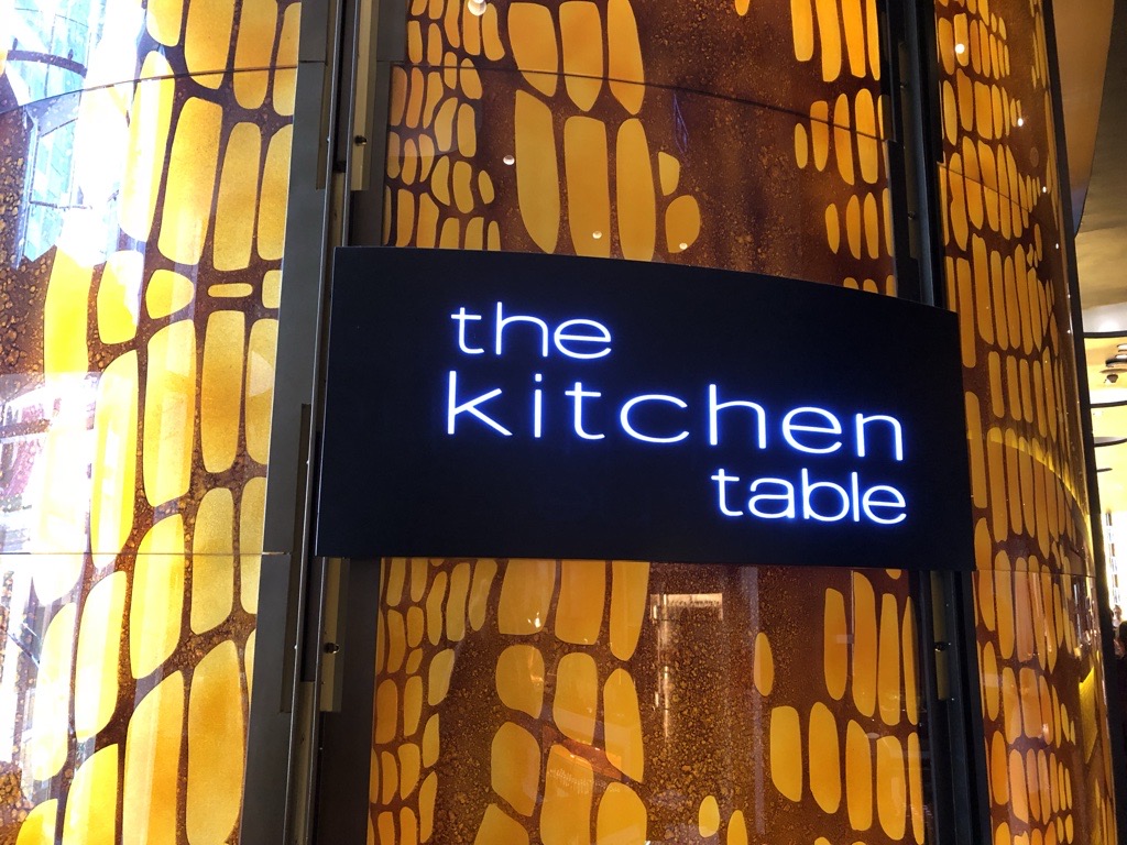 the kitchen table