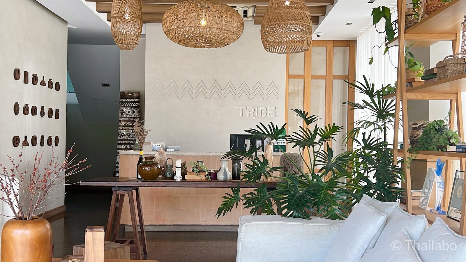 Tribe Cafe Pattayaの店内